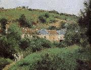 Camille Pissarro rural road France oil painting artist